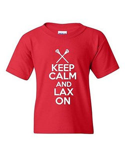 Keep Calm And Lax On Novelty Youth Kids T-Shirt Tee