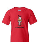 Eggs Fix Everything Chicken Hen Boiled Egg DT Novelty Youth Kids T-Shirt Tee