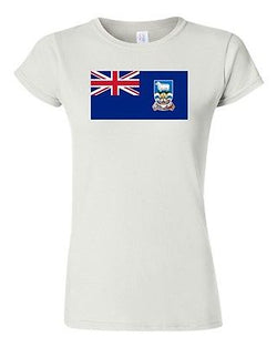 Junior Falkland Islands Country Flag Stanley Nation State Patriot DT T-Shirt Tee