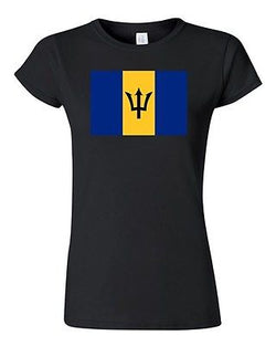 Junior Barbados Country Flag Bridgetown Nation State Patriotic DT T-Shirt Tee