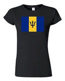 Junior Barbados Country Flag Bridgetown Nation State Patriotic DT T-Shirt Tee