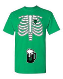 Skeleton Beer Gift Novelty DT Adult T-Shirt Tee