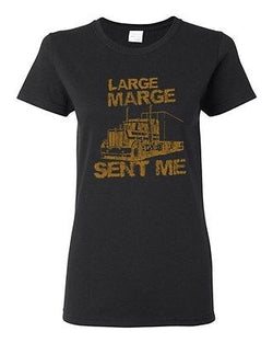 Ladies Large Marge Sent Me Truck TV Bicycle Thieves Funny Parody DT T-Shirt Tee