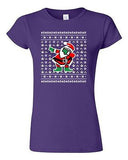 Junior Dabbing Santa Dab Ugly Christmas Football Sports Funny DT T-Shirt Tee