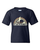 Camp Majestic Unicorn Rainbow BeanePod Artworks Art Funny Youth Kids T-Shirt Tee