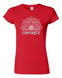 Junior Namaste Namaskar Om Aum Sanskrit Hindu Gift Funny DT T-Shirt Tee