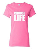 Ladies Choose Life Wham 80s Cool Retro Pro Life Survivor Moving On T-Shirt Tee