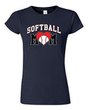 Junior Softball Mom Heart Sports Novelty DT T-Shirt Tee
