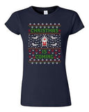Junior Christmas Is Coming Santa Claus TV Series Funny Parody DT T-Shirt Tee