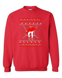 Bling Santa Sweater Music Song Ugly Christmas Funny Humor DT Crewneck Sweatshirt