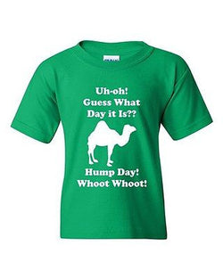 Hump Day! Whoot Whoot ! Camel Novelty Youth Kids T-Shirt Tee