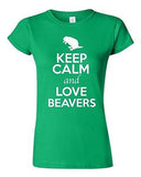 Junior Keep Calm And Love Beavers Rats Rodents Animal Lover Humor T-Shirt Tee