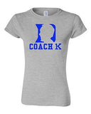 Junior Coach K Face 1000 Wins 1K Win Ball Game Basketball Sports Fan T-Shirt Tee