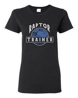 Ladies Raptor Trainer Dinosaur Jurassic Dino Movie Funny Humor DT T-Shirt Tee