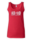 Junior ADHD Highway To... Hey Look A Squirrel Humor Novelty Statement Tank Top