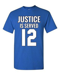 Justice Is Served Number 12 Basketball MVP Champions DT Adult T-Shirt Tee