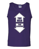 The Man The Legend Funny Humor Novelty Statement Graphics Adult Tank Top