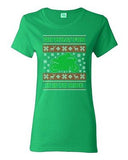 Ladies Oh What Fun It Is To Ride Rider Ugly Christmas Funny DT T-Shirt Tee