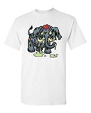 Zombie Elephant Undead Animals Devil Monster Horror Adult DT T-Shirt Tee