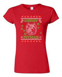 Junior Merry Pitmas Dog Pitbull Dog Animals Ugly Christmas Funny DT T-Shirt Tee
