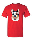 Corgi 3D Glass Dog Animal Lover Tanya Ramsey Artworks Art DT Adult T-Shirts Tee