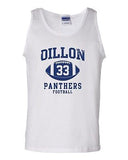 Dillon Football Retro Sports TV Novelty DT Adult Tank Top