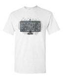 The Beggar Computer Keyboard Technology Funny Salih Gonenli DT Adult T-Shirt Tee