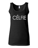 Junior Celfie Selfie Social Network Pic Camera Funny Humor Sleeveless Tank Tops