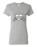 Made in 1975 40th Birthday Heart Crest Over The Hill Party DT Ladies T-Shirt Tee