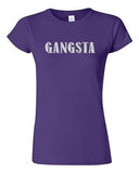 Junior GANGSTA Gangster Swag Swagger Rapper Bad Ass Funny Humor DT T-Shirt Tee