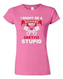 Junior I Might Be A Mechanic But I Can't Fix Stupid Funny Humor DT T-Shirt Tee