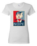 Ladies Donald Trump Nope 2016 Vote President Campaign Politics DT T-Shirt Tee