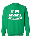 I'm Mom's Favorite Son Christmas Gift Funny Humor DT Novelty Crewneck Sweatshirt