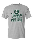 Training To Be A Hooded Vigilante Arrow Comic TV Series DT Adult T-Shirt Tee