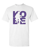 Kobe Fan Wear Los Angeles Basketball Black Mamba #24 Precision Adult T-Shirt Tee