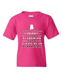 Always Be Yourself Unless You Can Be An Alabemian Map DT Youth Kids T-Shirt Tee
