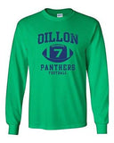 Long Sleeve Adult T-Shirt Dillon 7 Football Retro Sports Novelty DT