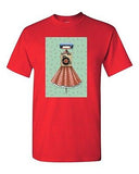 Old Music Radio Dress Retro Tanya Ramsey Artworks Art DT Adult T-Shirts Tee