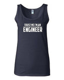 Junior Trust Me I'm An Engineer Professional Novelty Statement Graphics Tank Top