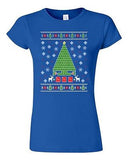 Junior Periodic Tree Table Of Elements Science Ugly Christmas DT T-Shirt Tee
