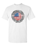 Undefeated World War Champ Belt USA America Patriotic Power DT Adult T-Shirt Tee