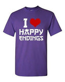 I Love Happy Endings Funny Massage Therapist Relax Humor DT Adult T-Shirt Tee