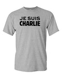 Je Suis Charlie Support France Freedom Protest Paris Novelty Adult T-Shirt Tee