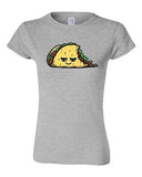 Junior Too Cute To Eat Taco Tortillas Food Mexican Dish Novelty DT T-Shirt Tee