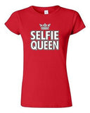 Junior Selfie Queen Crown Selfy Pic Photo Camera Funny Humor DT T-Shirt Tee