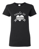 Made in 1975 40th Birthday Heart Crest Over The Hill Party DT Ladies T-Shirt Tee