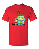 Scoopy Dog Home Peanuts Cartoon Horror Parody Salih Gonenli DT Adult T-Shirt Tee