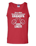 This Is What The World's Greatest Grandpa Looks Like Novelty Adult Tank Top