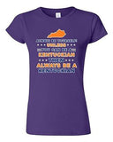 Junior Always Be Yourself Unless You Can Be An Kentuckian Map DT T-Shirt Tee
