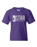 Star Labs Captain TV Laboratories Labs Logo Comics DT Youth Kids T-Shirt Tee